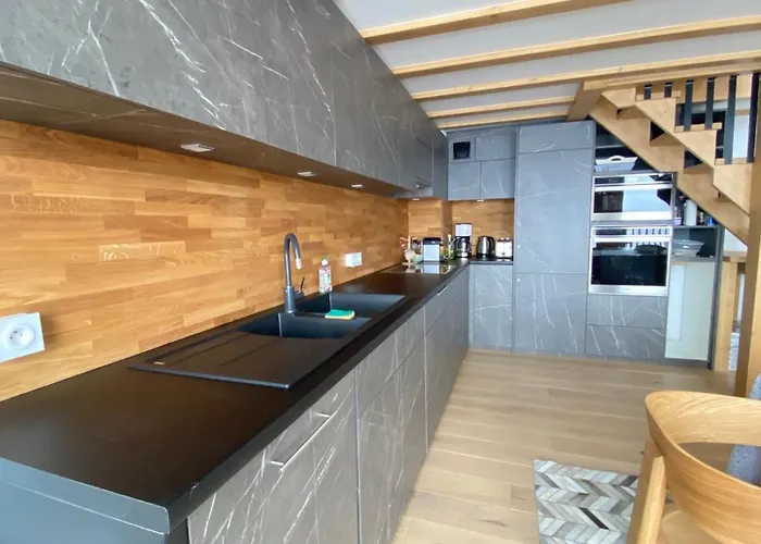 アパート La Bergerie 10-12 Personnes Au Pied Des Pistes A Montalbert